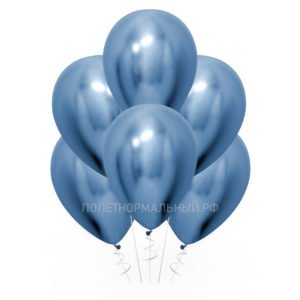 Воздушный шар “Хром Синий” 35см