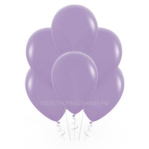 Гелиевый шар для взрослых и детей на праздник «Сиреневый» 35 см