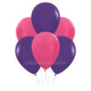 Воздушные шары “Фуксия и фиолетовый” 35см