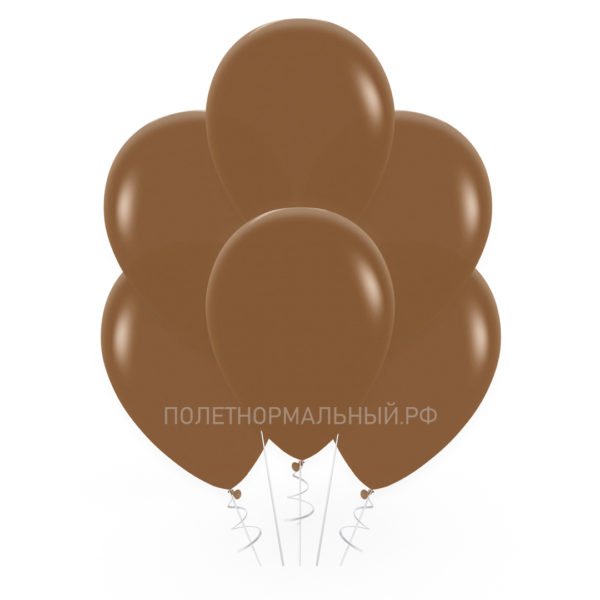 Воздушный шар под потолок на праздник «Шоколад» 35 см