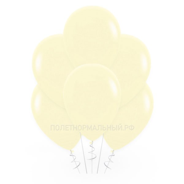 Гелиевый шарик на праздник «Желтый макарунс» 35 см