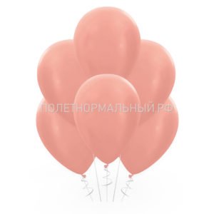 Воздушный шар для оформления праздника «Розовое золото» 35 см