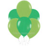 Воздушные шарики 10шт на праздник «Зеленый и лайм» 35 см