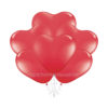 Воздушный шар в форме сердца красные 30 см, латекс