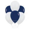 Воздушные шары “Белый и синий” 35см