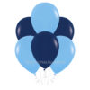 Надувные шарики с гелием «Синий и голубой» 35 см