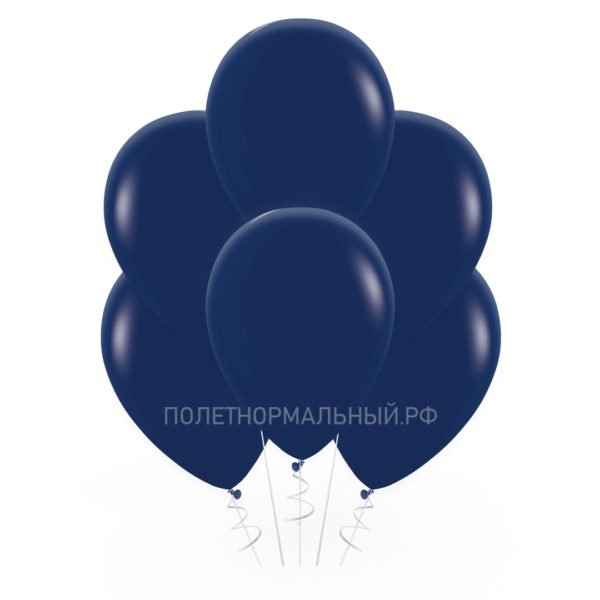 Воздушный шар “Тёмно-синий” 35см