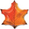 Фольгированная фигура с гелием «Осенний лист»