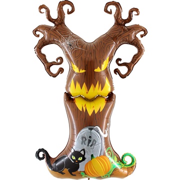 Гигансткая фольгированная фигура для украшения праздника «Жуткое дерево»