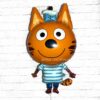Фольгированная фигура с героями мультфильма «Три кота, Коржик» 8385