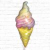 Фольгированный шар “Мороженое радуга” 99см 8386