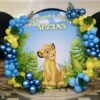 Фотозона «Король Лев» с шарами для украшения детского дня рождения