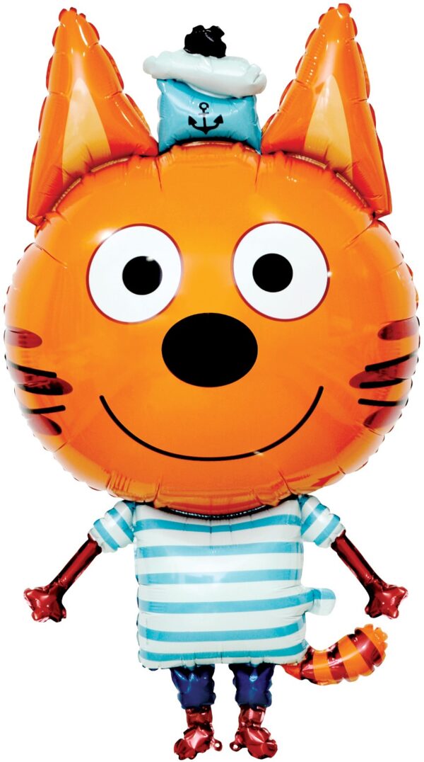 Фольгированная фигура с героями мультфильма «Три кота, Коржик»
