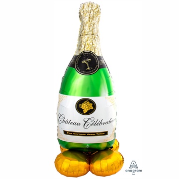 Фольгированная фигура на праздник «Шампанское» 157 см