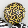 Воздушный шарик в виде круга «Леопард» 46 см 9239