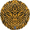 Воздушный шар в виде круга «Пятнистый окрас. Тигр» 46 см