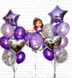 Набор воздушных шариков для детей «Принцесса София»