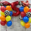 Набор шаров на день рождения мальчика 5 лет – «Гоночный»