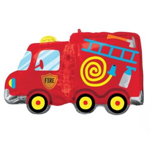 Фольгированная фигура “Машина Пожарная” 76 см
