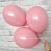 Гелиевые надувные шарики 10шт на праздник «Фуксия и розовый» 35 см 11181