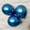 Воздушные шары “Хром синий и хром серебро” 35см 11188