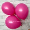 Гелиевые надувные шарики 10шт на праздник «Фуксия и розовый» 35 см 11191