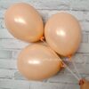 Воздушные шары “Персиковый и белый” 35см 11192