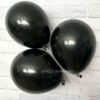 Воздушные шарики «Золото металлик и черный» 35 см 11205