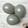 Гелиевый шар на праздник «Серый» 35 см 11215