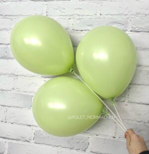 Воздушный шар для украшения праздника «Фисташка» 35 см