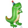 Фольгированная фигура с гелием «Веселый Динозаврик»