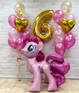 Набор воздушных шаров на праздник девочкам с Моей Любимой Пони