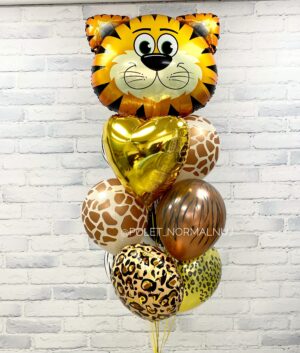 Набор воздушных шаров на детский праздник «Тигрик»