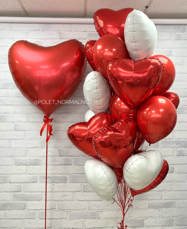 Набор воздушных шаров на праздник «Вихрь любви XL»