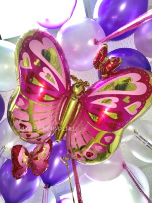 Фольгированный воздушный шар на праздник «Бабочка»