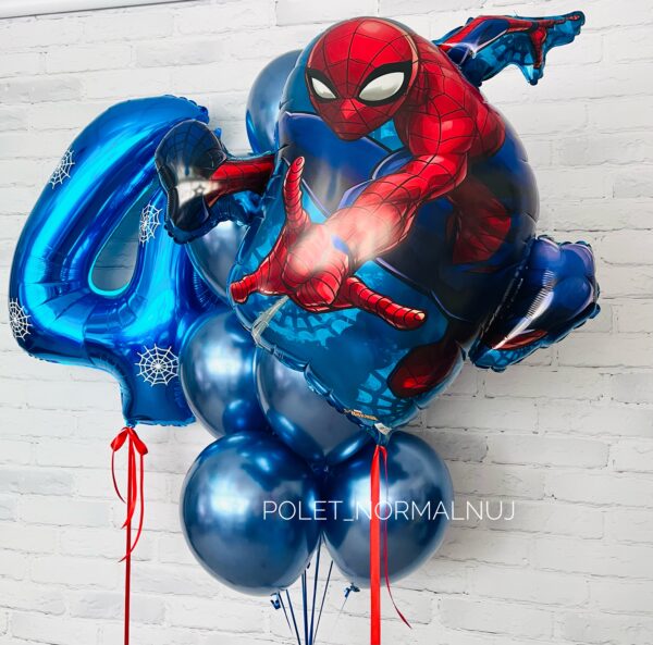 Набор шаров с фигурой Человека-паука»