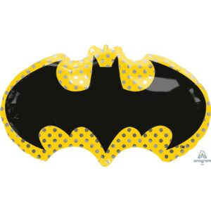 Фольгированный гелиевый шарик «Эмблема Бэтмена» 100/70 см